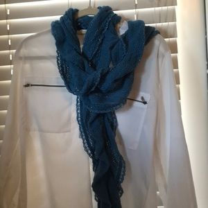 Blue scarf